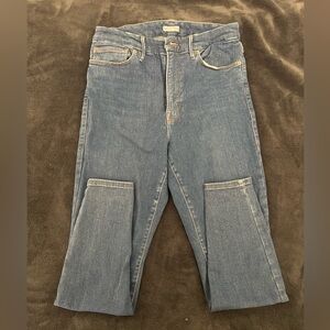 Good American medium blue skinny jeans, Sz 14-18